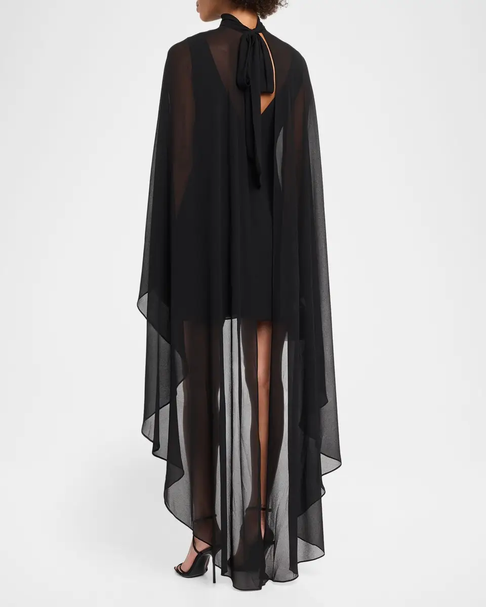 Ungaro Esme Draped Turtleneck Mini Dress | Thumbnail 3 Ungaro Esme Draped Turtleneck Mini Dress | Thumbnail 3
