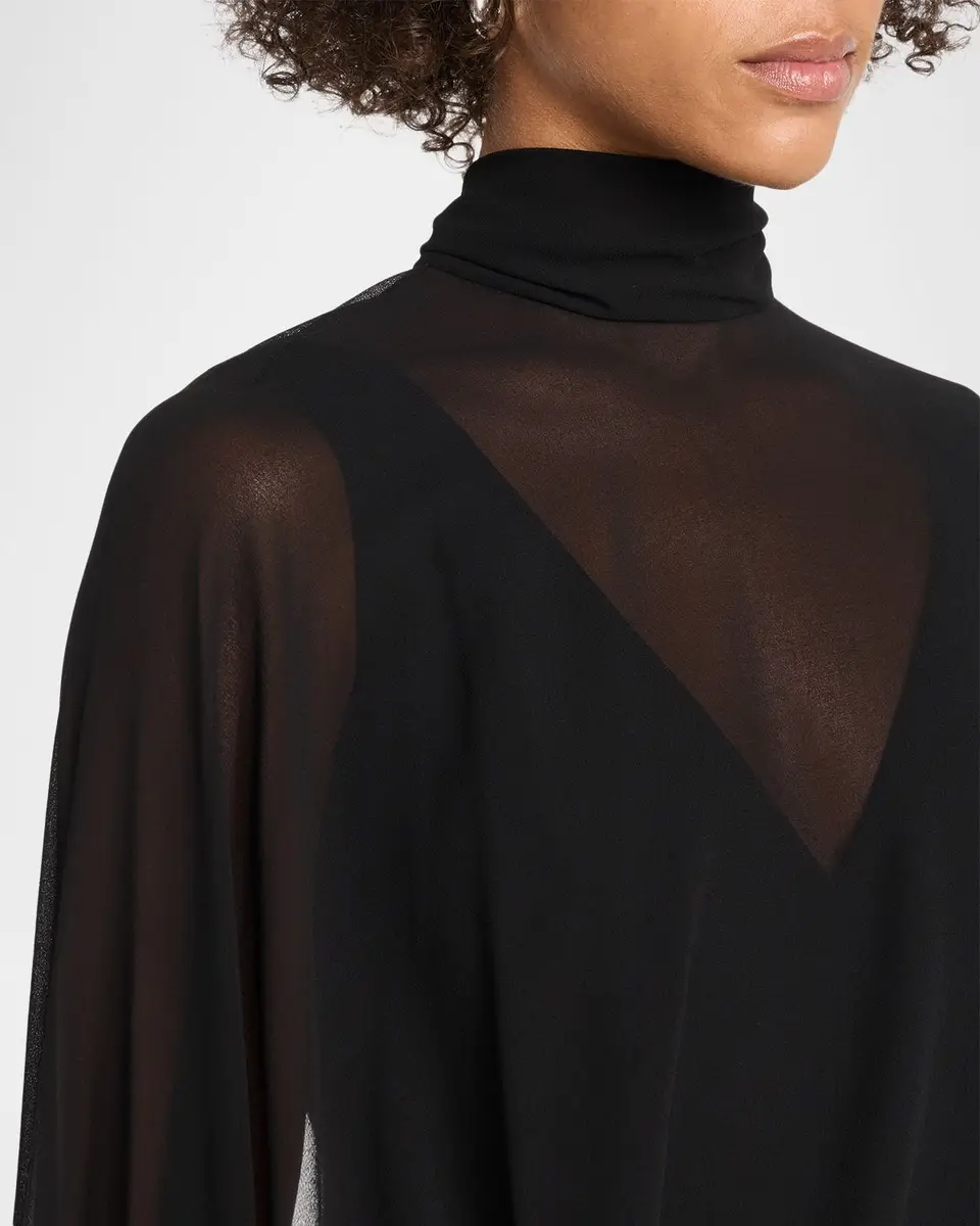 Ungaro Esme Draped Turtleneck Mini Dress | Thumbnail 5 Ungaro Esme Draped Turtleneck Mini Dress | Thumbnail 5