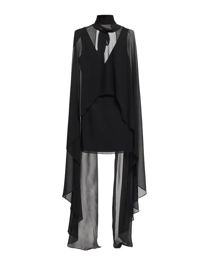 Esme Draped Turtleneck Mini Dress Esme Draped Turtleneck Mini Dress