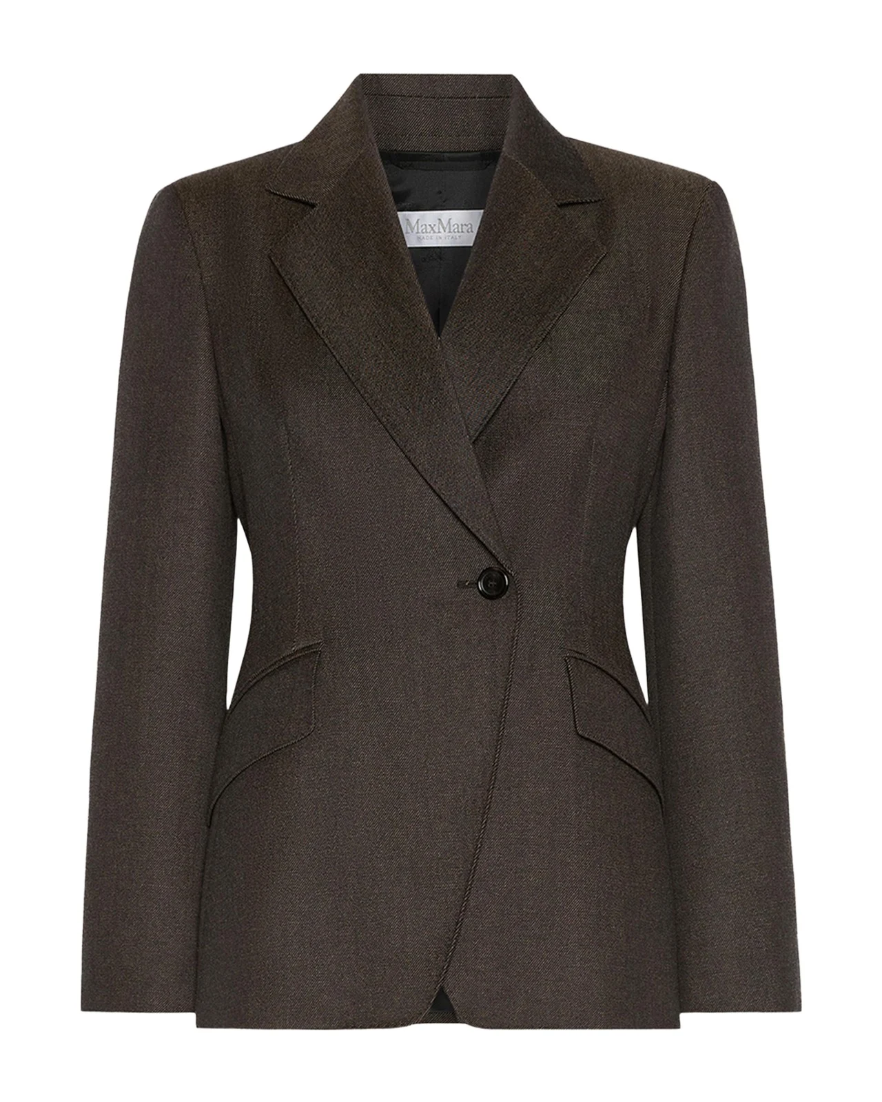 Double-Breasted Wool-Blend Jacket