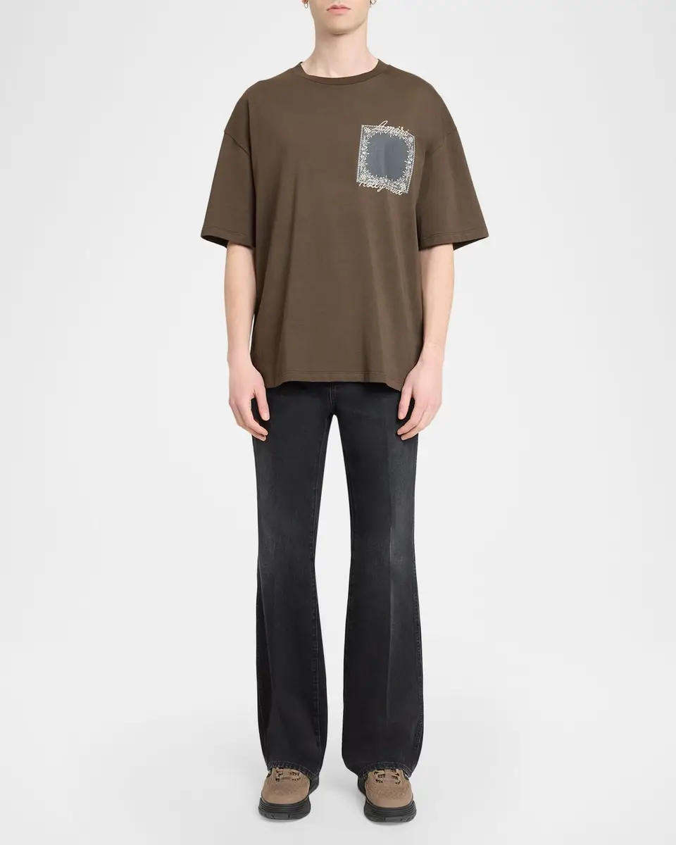 AMIRI Men's Ma Quad Bandana T-Shirt | Thumbnail 2 AMIRI Men's Ma Quad Bandana T-Shirt | Thumbnail 2