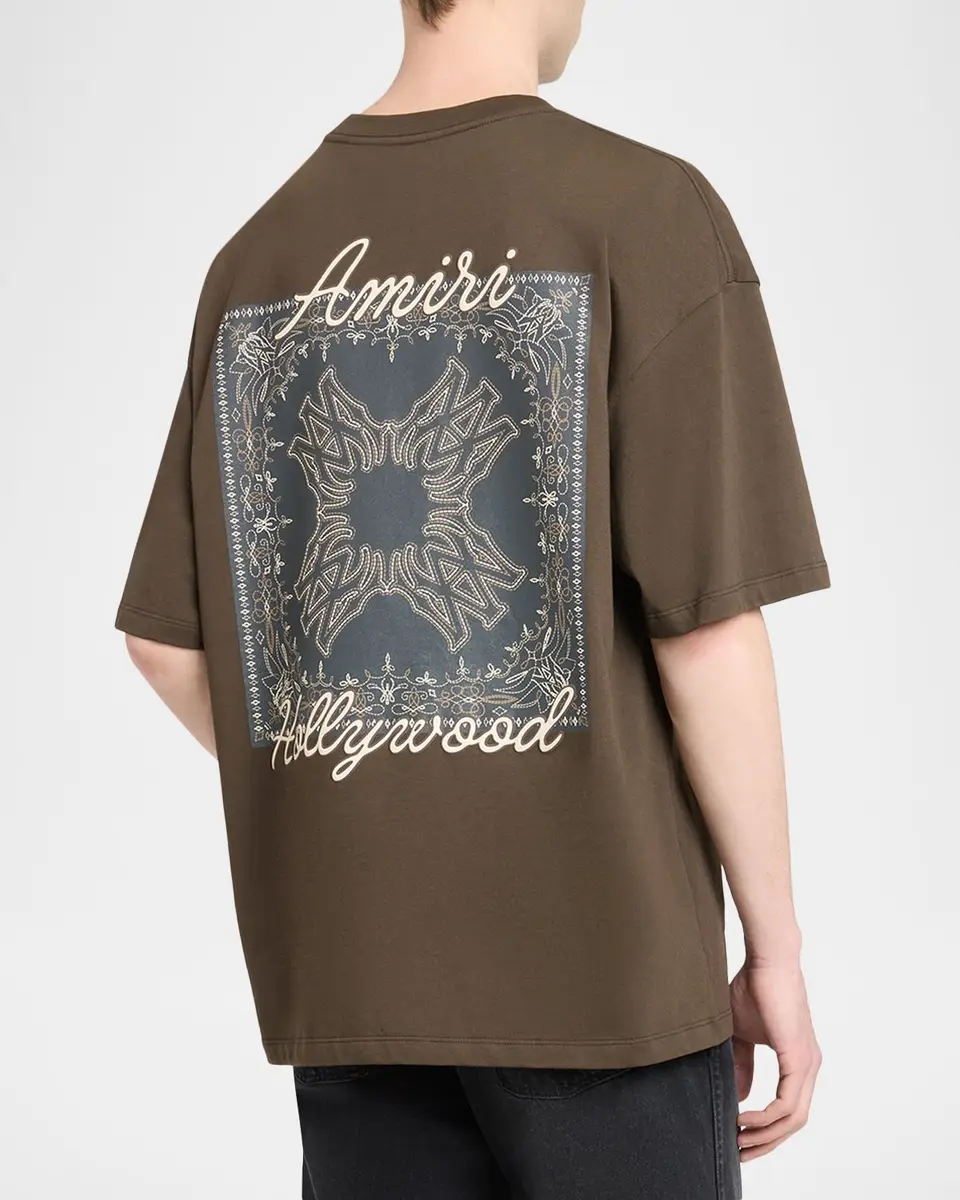 AMIRI Men's Ma Quad Bandana T-Shirt | Thumbnail 3 AMIRI Men's Ma Quad Bandana T-Shirt | Thumbnail 3