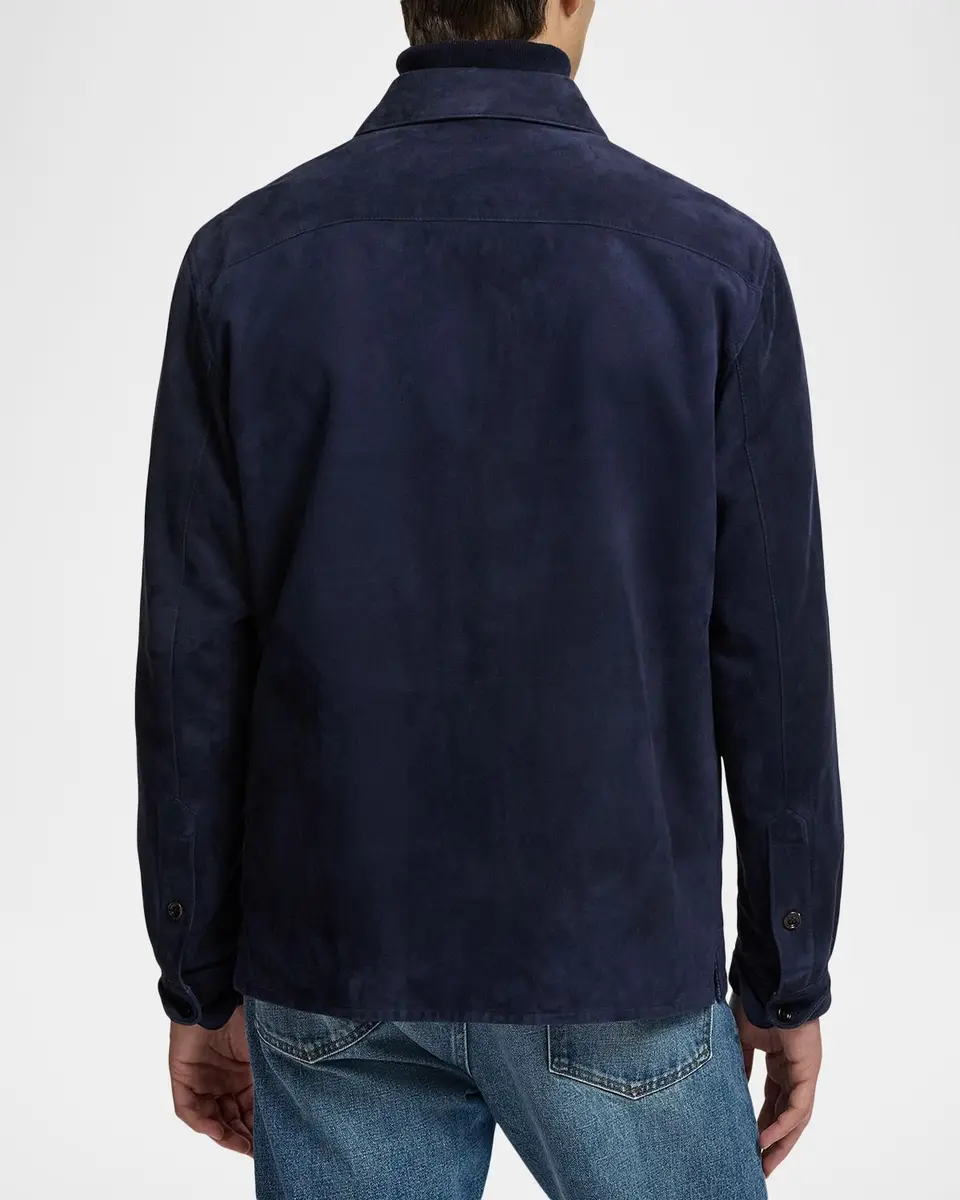 Ralph Lauren Purple Label Men's Calloway Suede Shirt Jacket | Thumbnail 3 Ralph Lauren Purple Label Men's Calloway Suede Shirt Jacket | Thumbnail 3