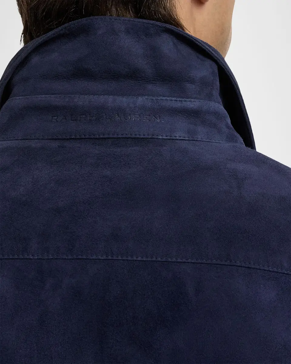 Ralph Lauren Purple Label Men's Calloway Suede Shirt Jacket | Thumbnail 7 Ralph Lauren Purple Label Men's Calloway Suede Shirt Jacket | Thumbnail 7