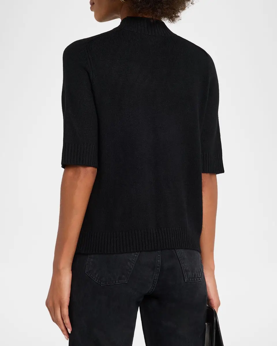 Loulou de Saison Ruth Rib-Knit Cashmere Top | Thumbnail 3 Loulou de Saison Ruth Rib-Knit Cashmere Top | Thumbnail 3