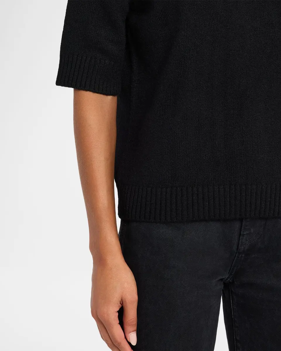 Loulou de Saison Ruth Rib-Knit Cashmere Top | Thumbnail 5 Loulou de Saison Ruth Rib-Knit Cashmere Top | Thumbnail 5