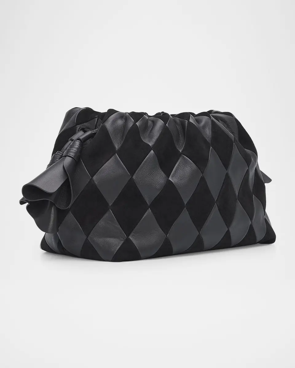 Zimmermann Cloud 91 Medium Suede & Leather Clutch Bag | Thumbnail 3 Zimmermann Cloud 91 Medium Suede & Leather Clutch Bag | Thumbnail 3