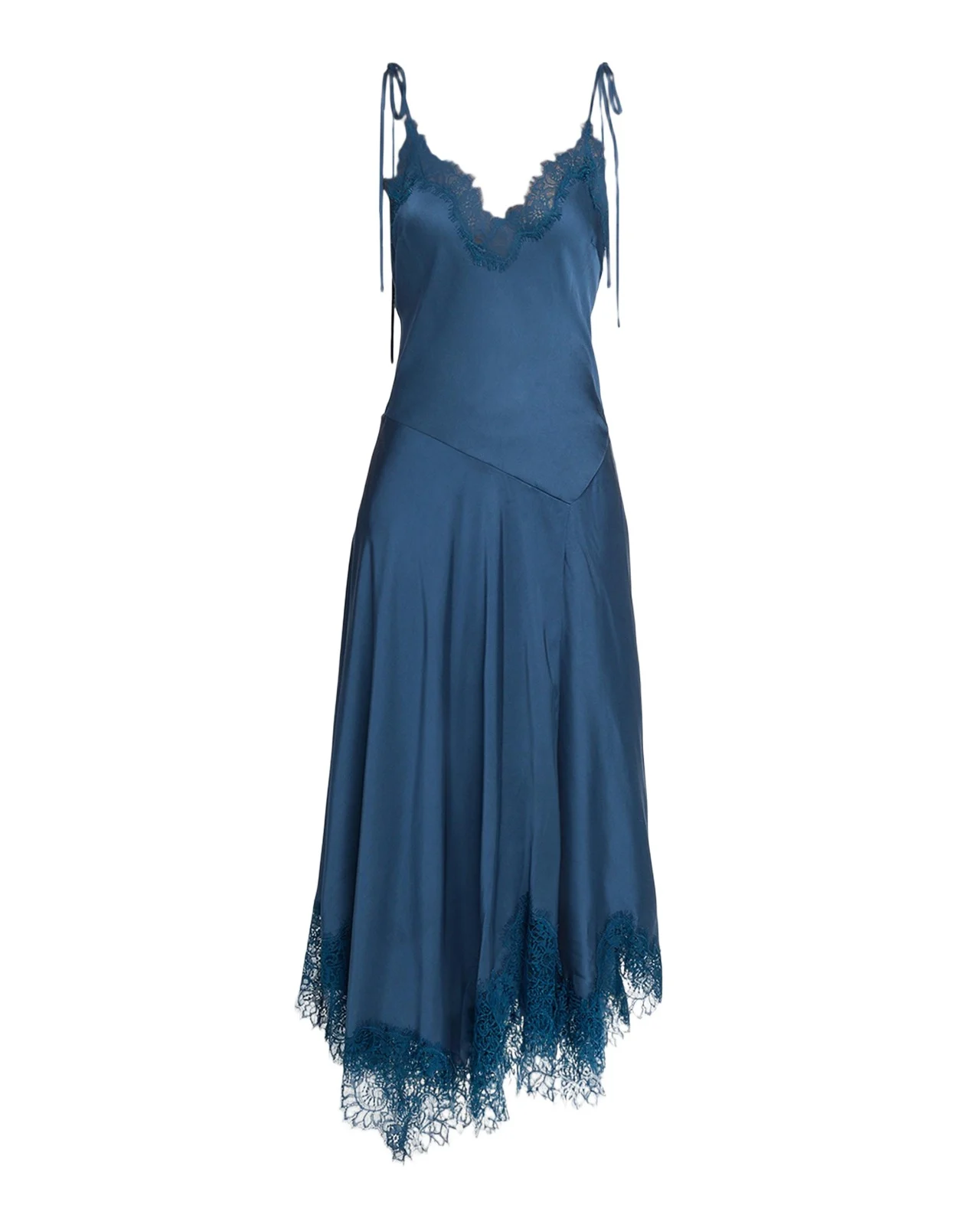 Aleena Satin Lace Maxi Dress Aleena Satin Lace Maxi Dress