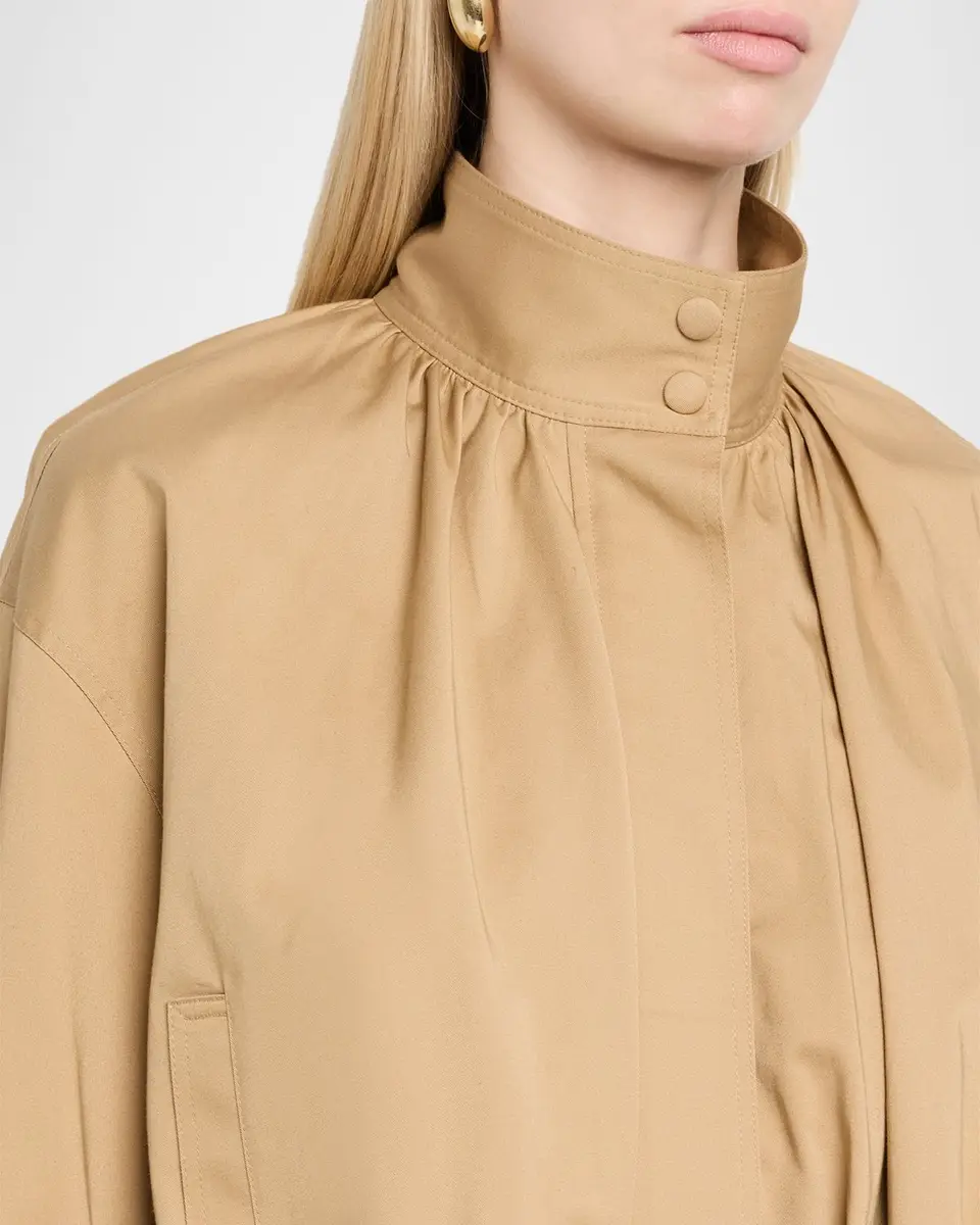 A.L.C. Amélie Pleated Cotton-Blend Jacket | Thumbnail 5 A.L.C. Amélie Pleated Cotton-Blend Jacket | Thumbnail 5