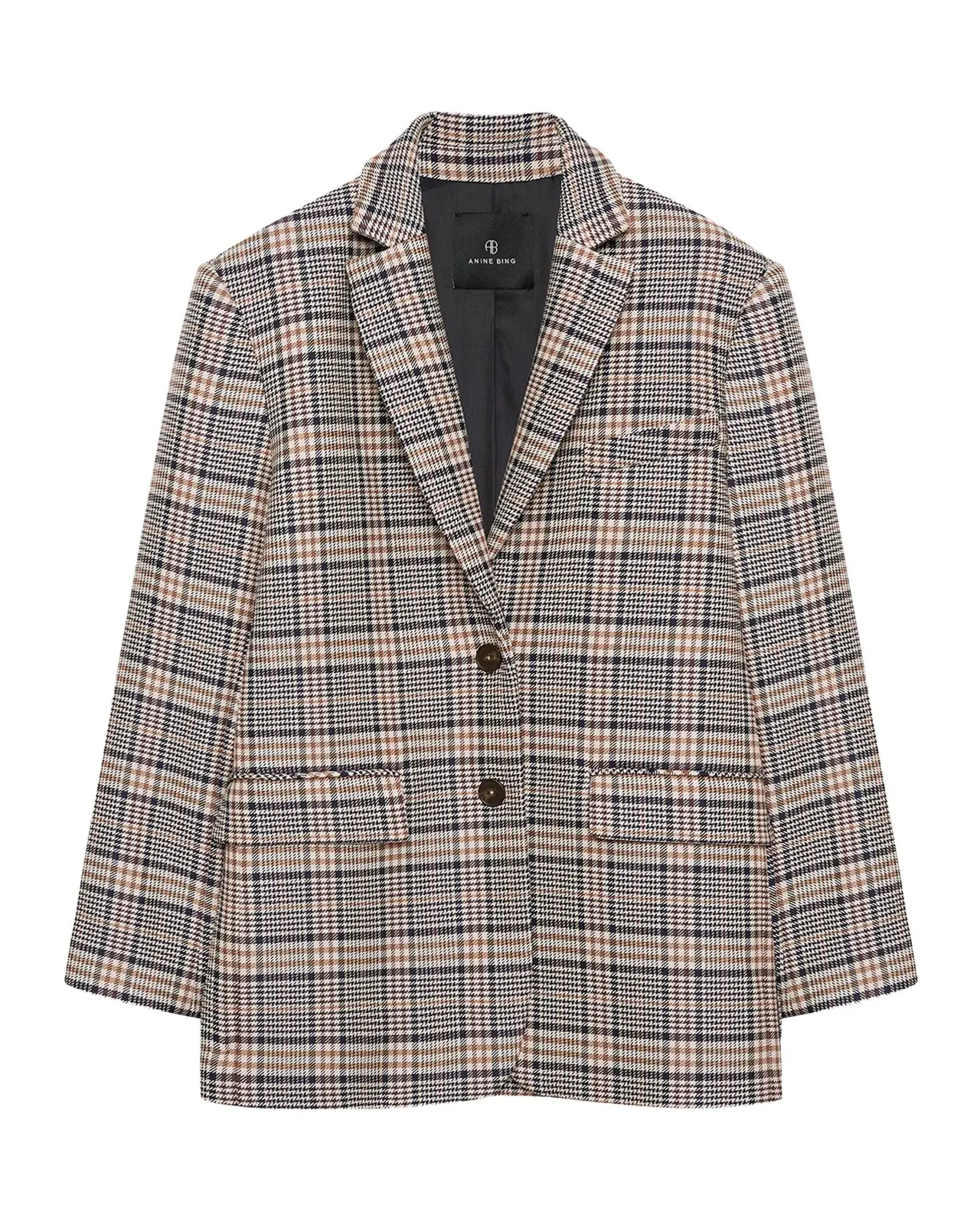 Quinn Check Single-Breasted Blazer Quinn Check Single-Breasted Blazer