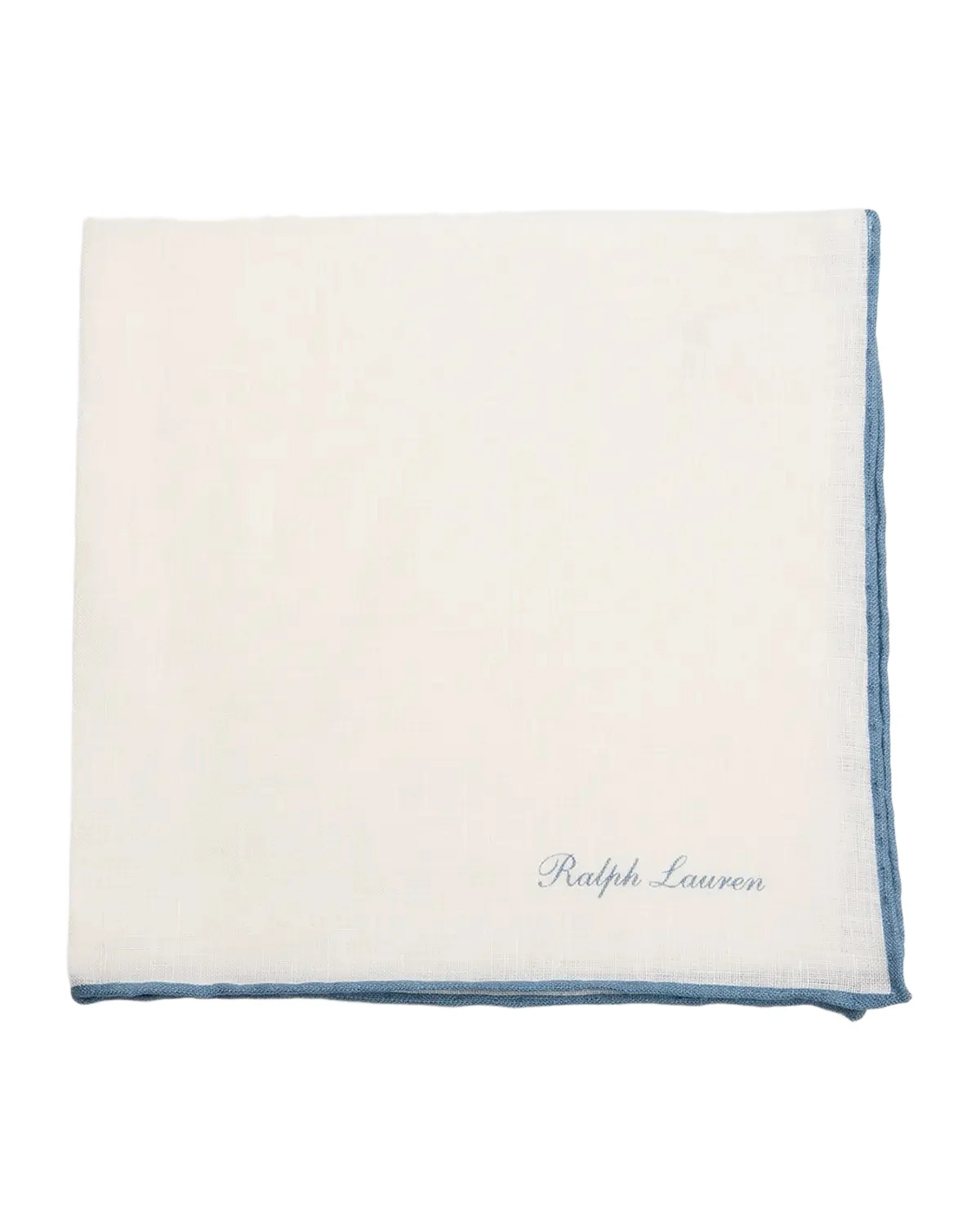 Men's Tipped Linen Pocket Square Men's Tipped Linen Pocket Square