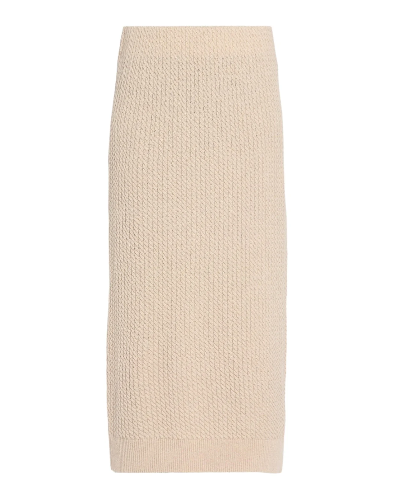 Cable-Knit Cashmere Midi Skirt Cable-Knit Cashmere Midi Skirt