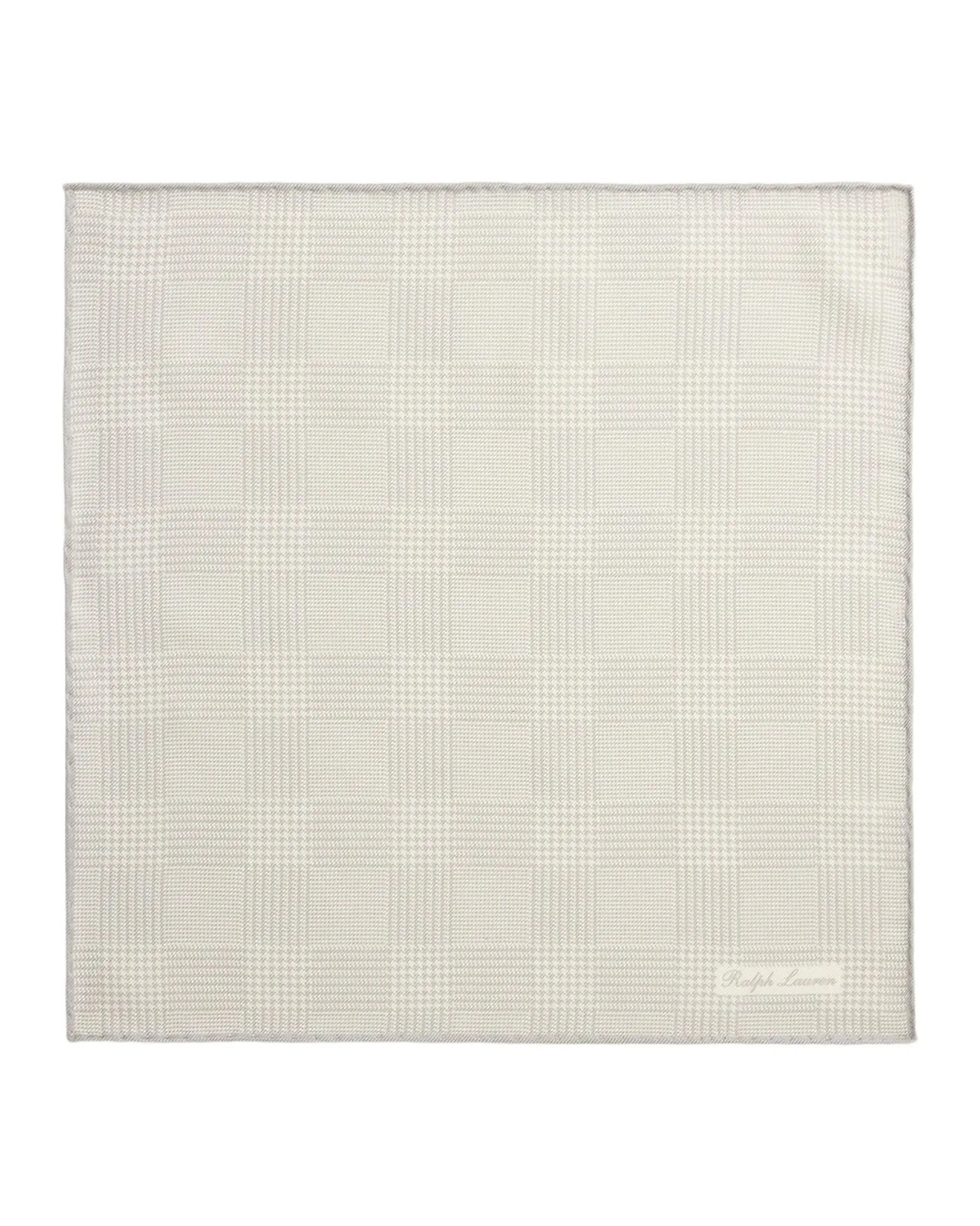 Men's Plaid Cashmere-Silk Pocket Square Men's Plaid Cashmere-Silk Pocket Square