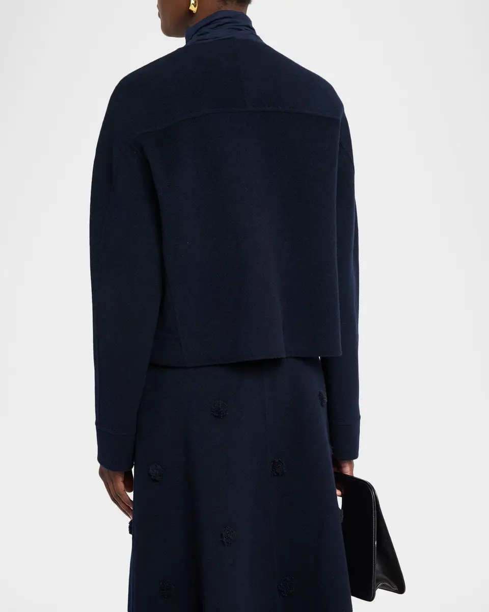 Lafayette 148 New York Crewneck Wool-Cashmere Jacket | Thumbnail 3 Lafayette 148 New York Crewneck Wool-Cashmere Jacket | Thumbnail 3