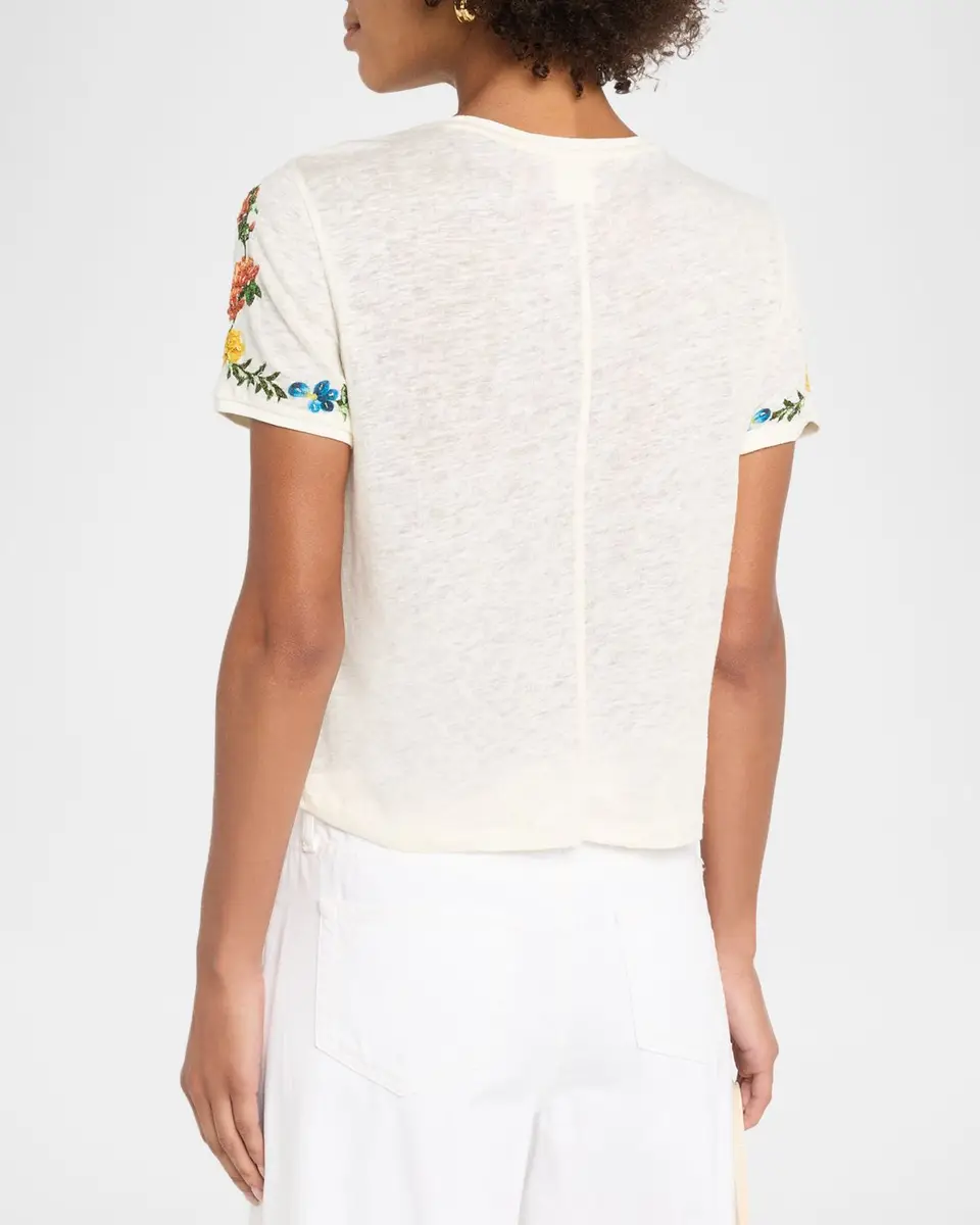 Alice + Olivia Cindy Embellished Crop Top | Thumbnail 3 Alice + Olivia Cindy Embellished Crop Top | Thumbnail 3