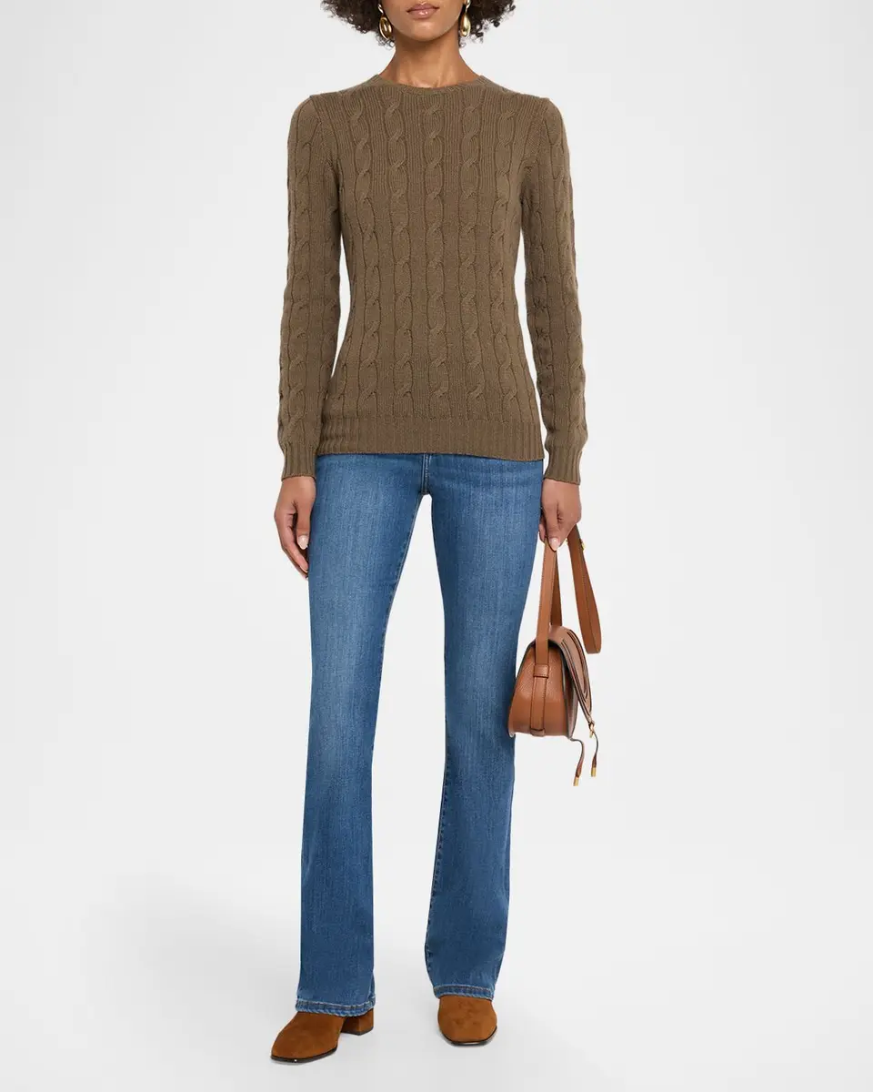 Ralph Lauren Collection Cable-Knit Cashmere Crewneck Sweater | Thumbnail 2 Ralph Lauren Collection Cable-Knit Cashmere Crewneck Sweater | Thumbnail 2