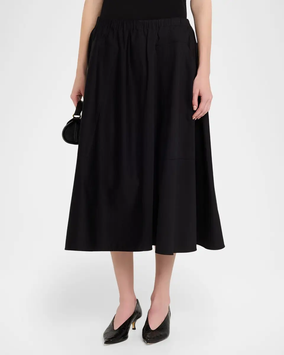 Vince Pull-On Full Skirt | Thumbnail 4 Vince Pull-On Full Skirt | Thumbnail 4