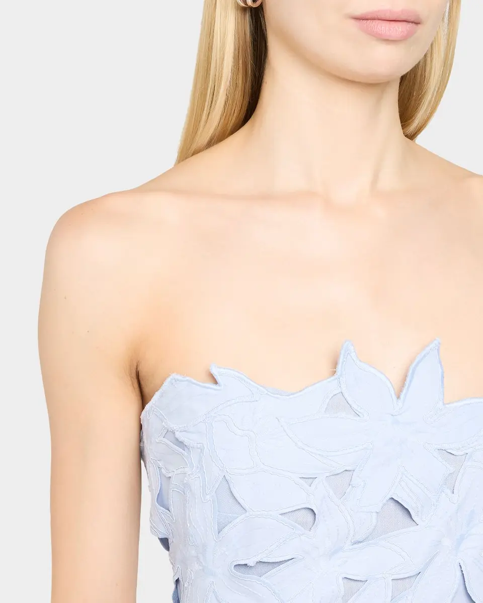 Simkhai Miri Floral Embroidered Mini Dress | Thumbnail 5 Simkhai Miri Floral Embroidered Mini Dress | Thumbnail 5