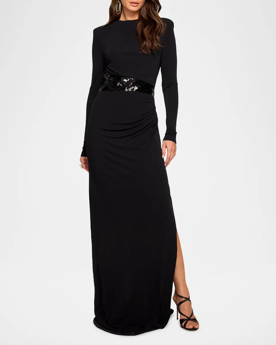 Ramy Brook Samantha Sequin-Embellished Column Gown | Thumbnail 2 Ramy Brook Samantha Sequin-Embellished Column Gown | Thumbnail 2