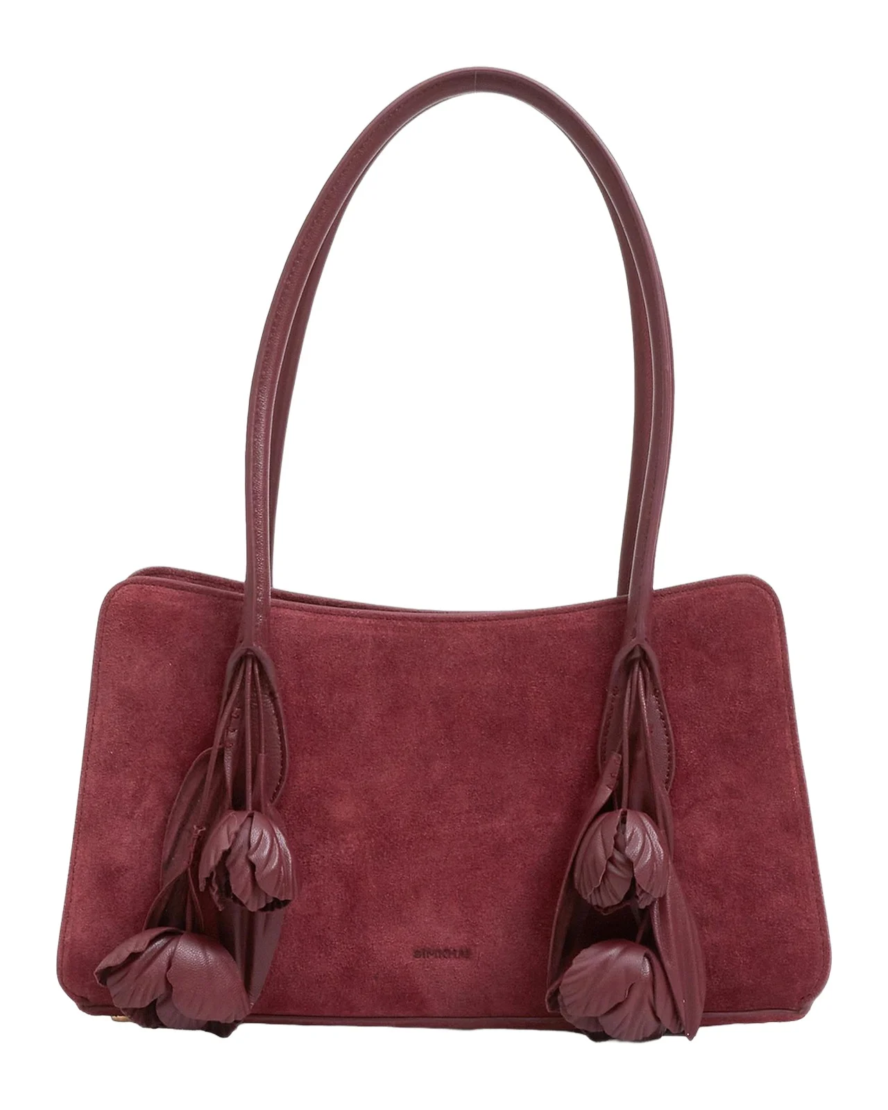 Fleur Tasseled Suede Shoulder Bag