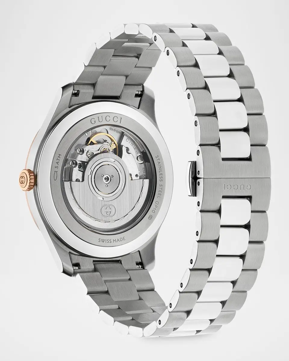 Gucci Men's G-Timeless Stainless Steel Bracelet Watch, 40mm | Thumbnail 2