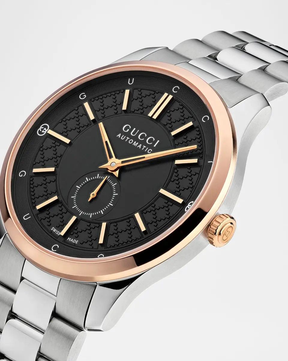 Gucci Men's G-Timeless Stainless Steel Bracelet Watch, 40mm | Thumbnail 3