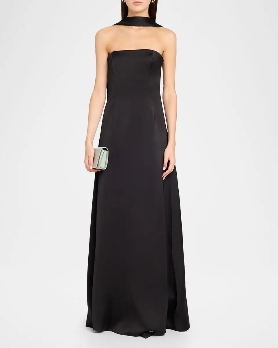 Ramy Brook Karma Strapless Draped Gown | Thumbnail 2 Ramy Brook Karma Strapless Draped Gown | Thumbnail 2