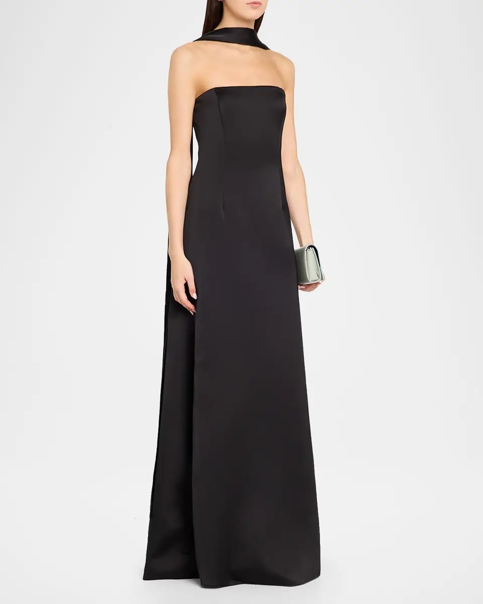Ramy Brook Karma Strapless Draped Gown | Thumbnail 4 Ramy Brook Karma Strapless Draped Gown | Thumbnail 4