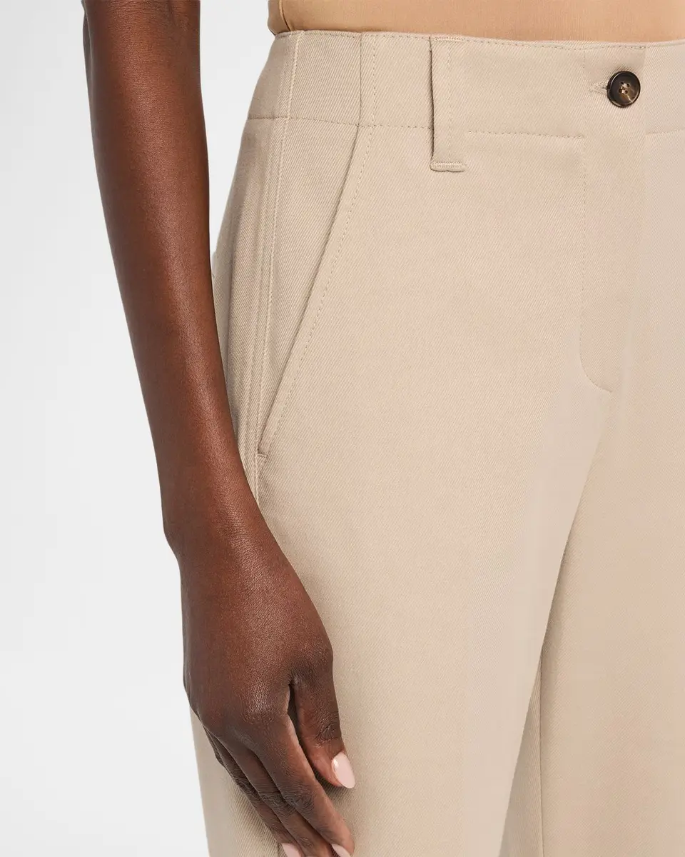 Brunello Cucinelli Cotton Twill Kickflare Ankle Pants | Thumbnail 5 Brunello Cucinelli Cotton Twill Kickflare Ankle Pants | Thumbnail 5