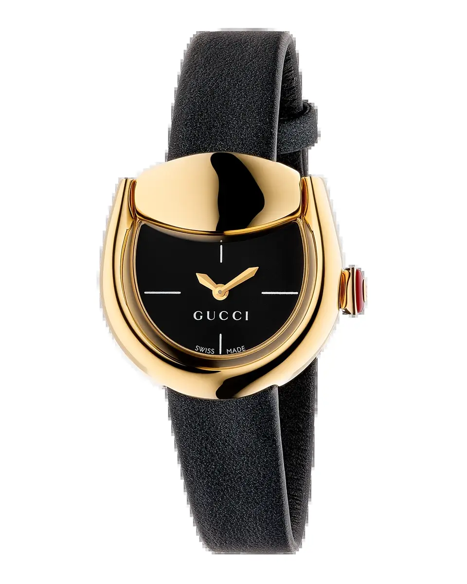 Gucci Horsebit Black Leather Strap Watch, 27x23mm | Thumbnail 2 Gucci Horsebit Black Leather Strap Watch, 27x23mm | Thumbnail 2