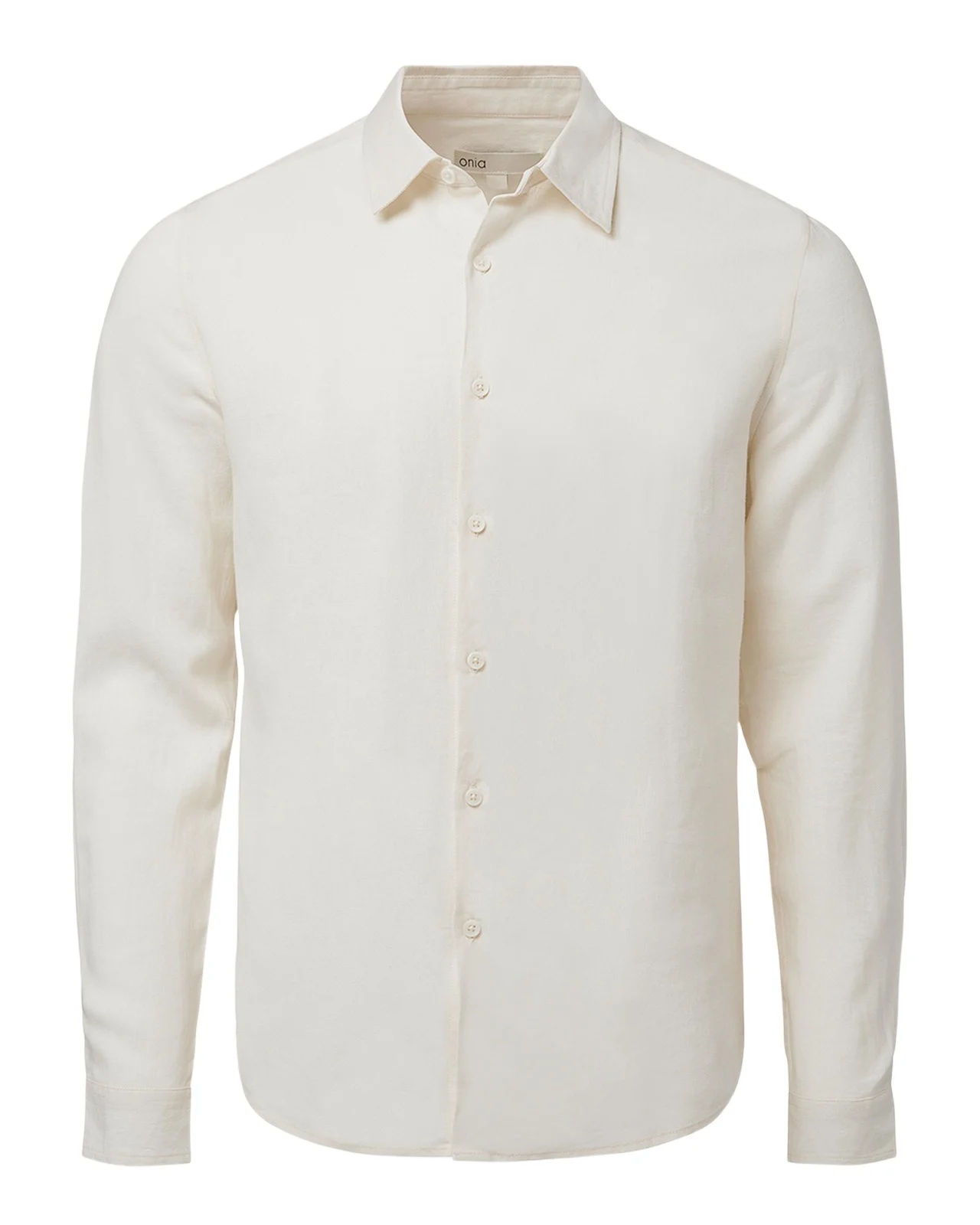 Men's Linen and Viscose Button-Down Shirt Men's Linen and Viscose Button-Down Shirt