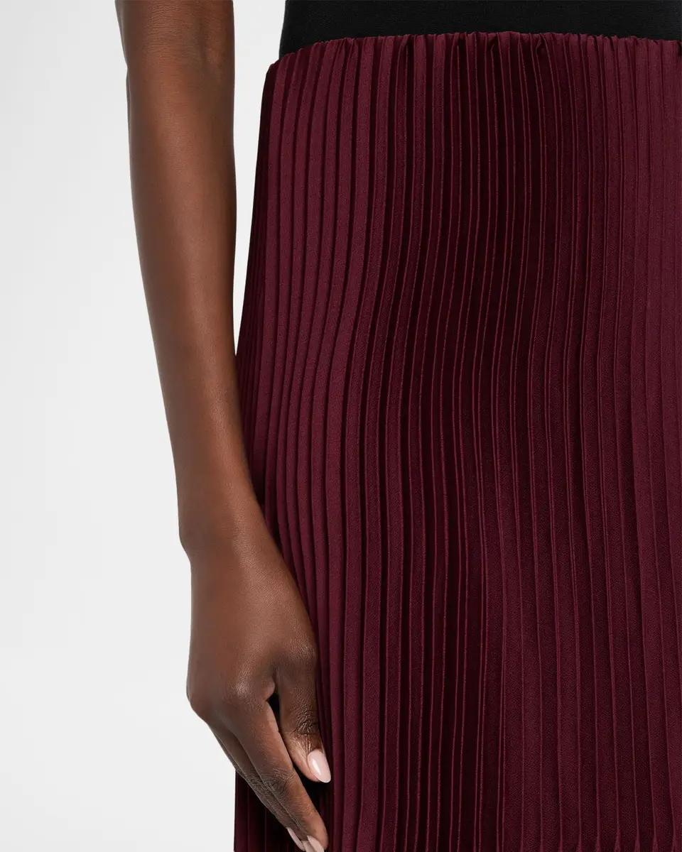 Lafayette 148 New York Straight Plisse Satin Midi Skirt | Thumbnail 5 Lafayette 148 New York Straight Plisse Satin Midi Skirt | Thumbnail 5