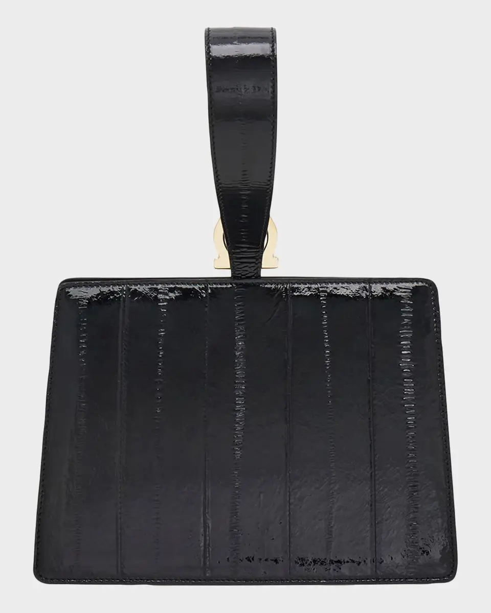 Ferragamo Mini Eel Leather Clutch | Thumbnail 2 Ferragamo Mini Eel Leather Clutch | Thumbnail 2