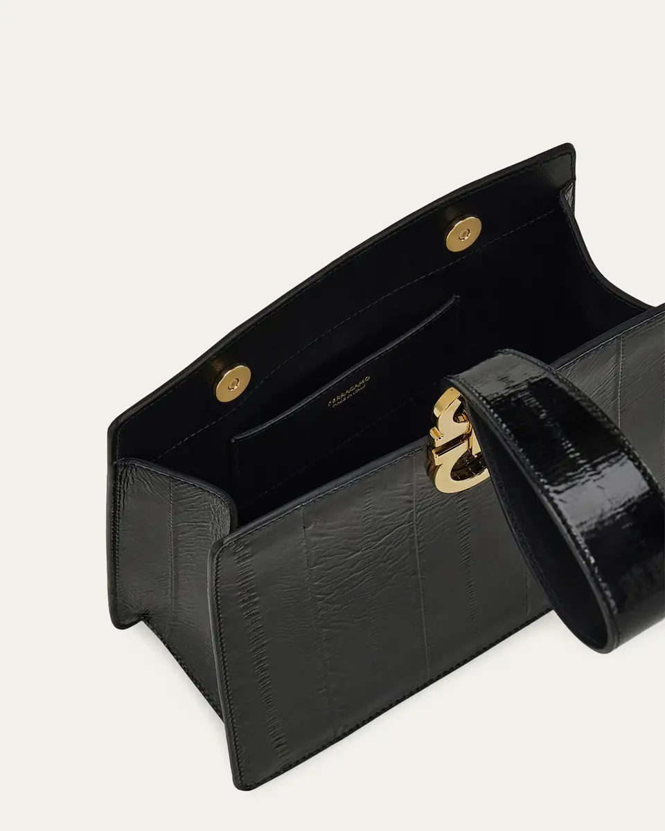 Ferragamo Mini Eel Leather Clutch | Thumbnail 3 Ferragamo Mini Eel Leather Clutch | Thumbnail 3