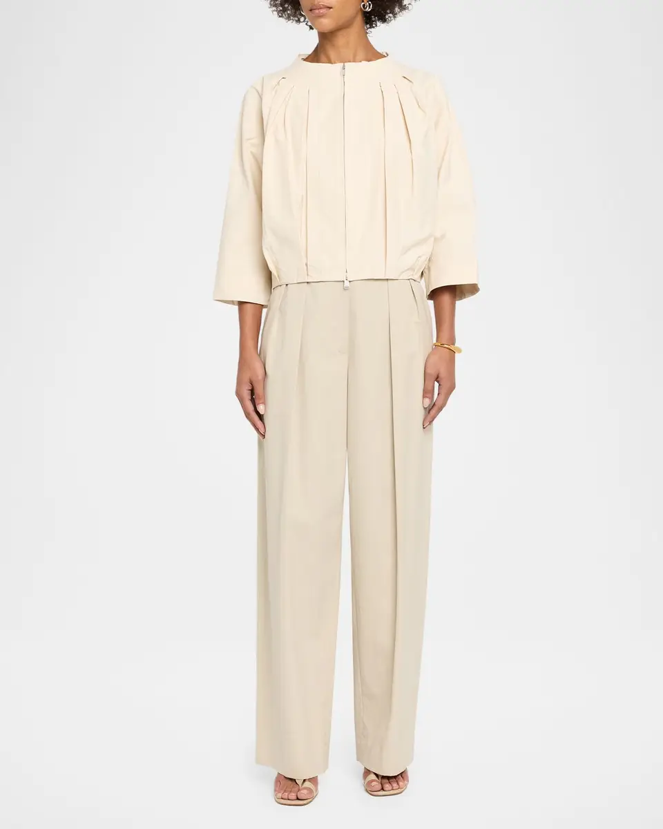 Simkhai Jess Pleated Jacket | Thumbnail 2 Simkhai Jess Pleated Jacket | Thumbnail 2