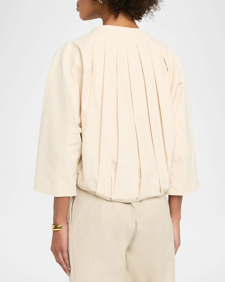 Simkhai Jess Pleated Jacket | Thumbnail 3 Simkhai Jess Pleated Jacket | Thumbnail 3