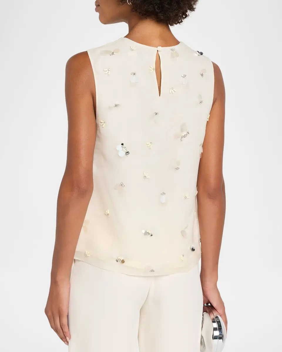 Simkhai Celia Sequined Sleeveless Top | Thumbnail 3