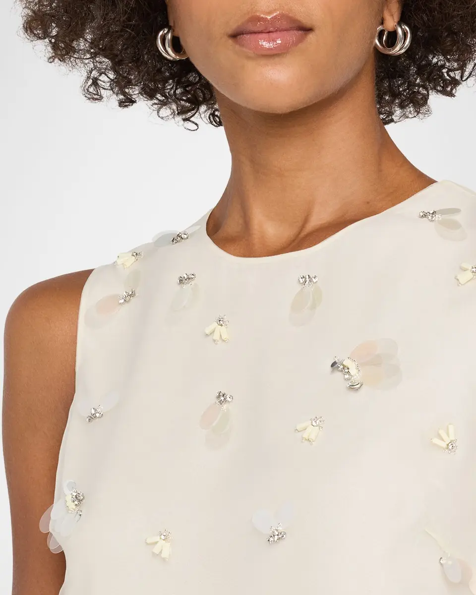 Simkhai Celia Sequined Sleeveless Top | Thumbnail 5