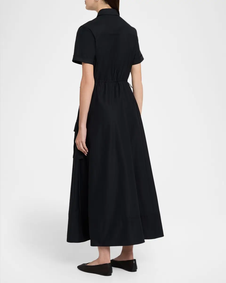 Toccin Maxine Short-Sleeve Midi Shirtdress | Thumbnail 3 Toccin Maxine Short-Sleeve Midi Shirtdress | Thumbnail 3