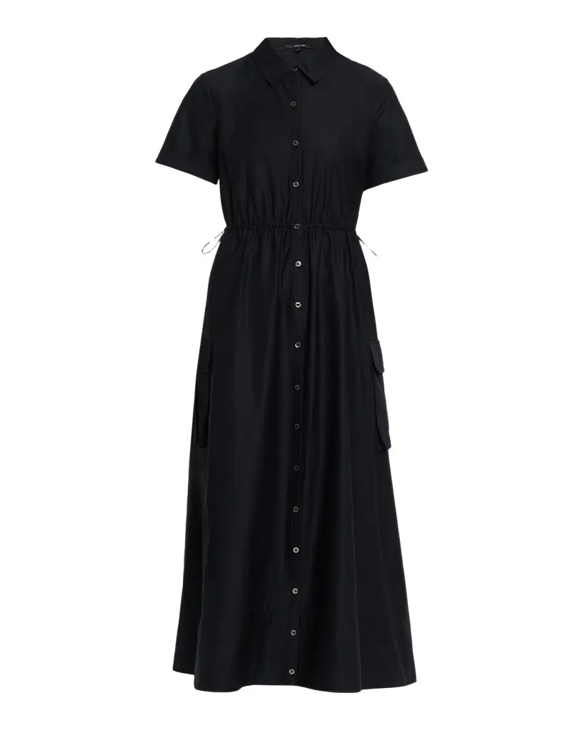 Maxine Short-Sleeve Midi Shirtdress Maxine Short-Sleeve Midi Shirtdress