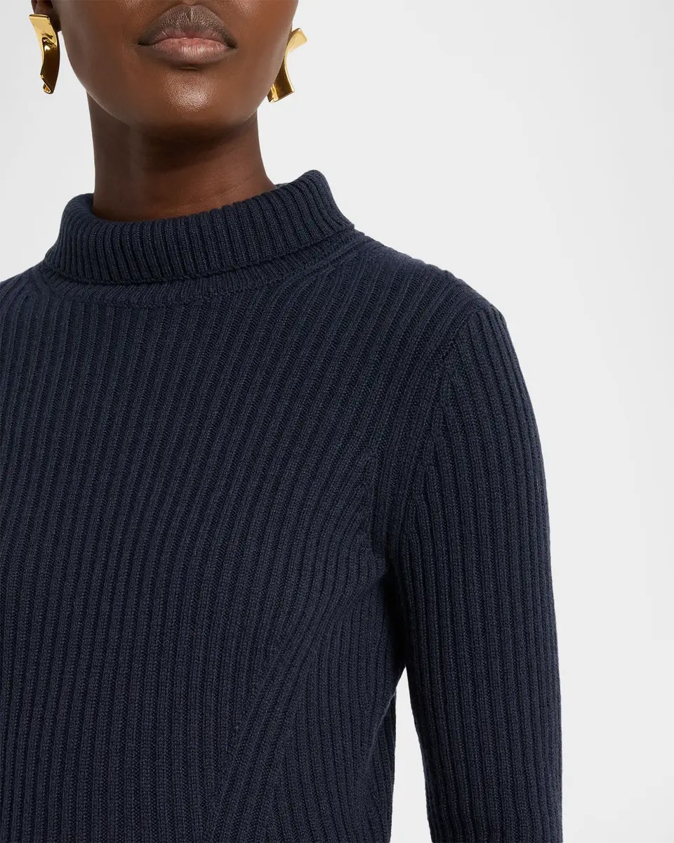 Lafayette 148 New York Rib Knit Cashmere Turtleneck Sweater | Thumbnail 5 Lafayette 148 New York Rib Knit Cashmere Turtleneck Sweater | Thumbnail 5