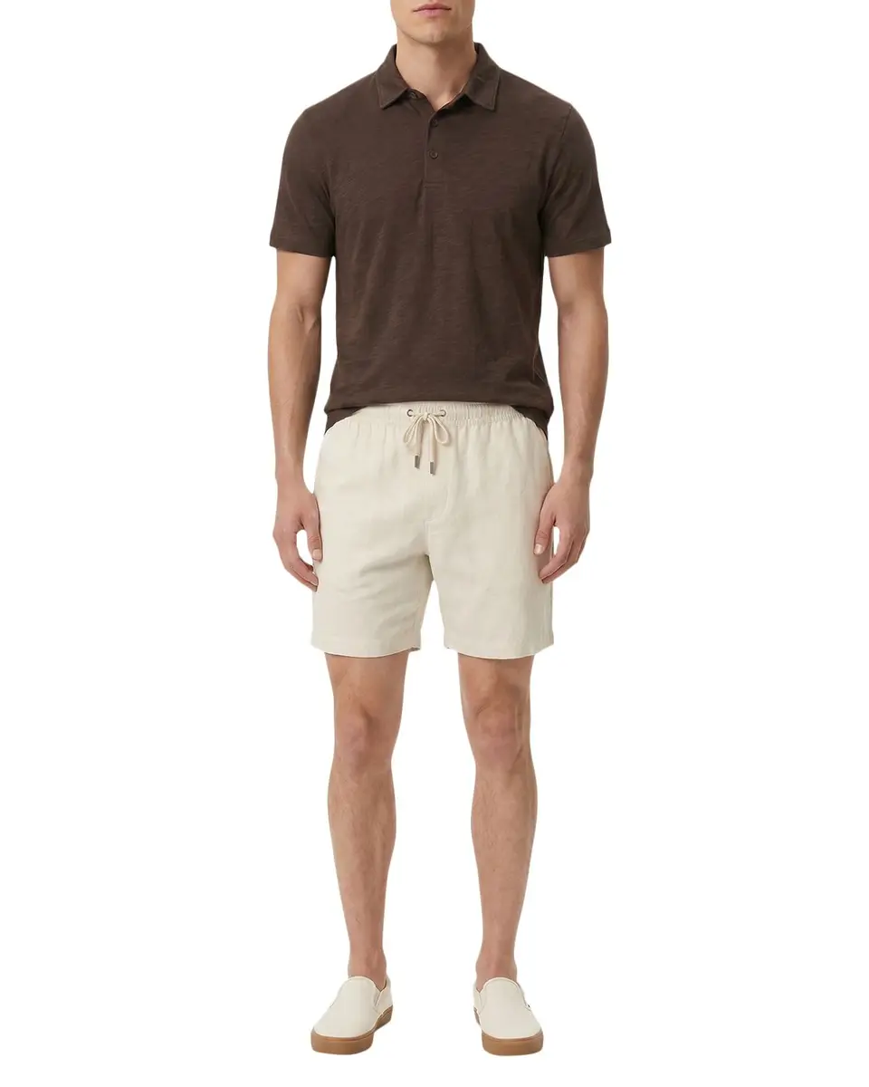 Onia Men's Stretch Linen Drawstring Shorts | Thumbnail 4 Onia Men's Stretch Linen Drawstring Shorts | Thumbnail 4
