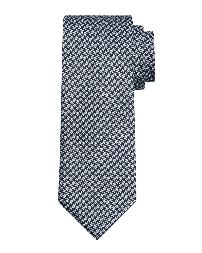 Brioni Men's Micro Print Silk Tie | Image 1 Brioni Men's Micro Print Silk Tie | Image 1