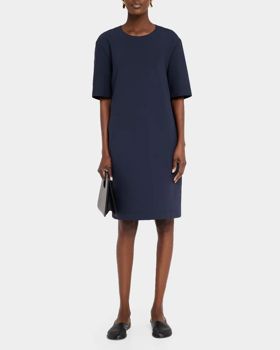Lafayette 148 New York Scuba Mini T-Shirt Dress | Thumbnail 2 Lafayette 148 New York Scuba Mini T-Shirt Dress | Thumbnail 2