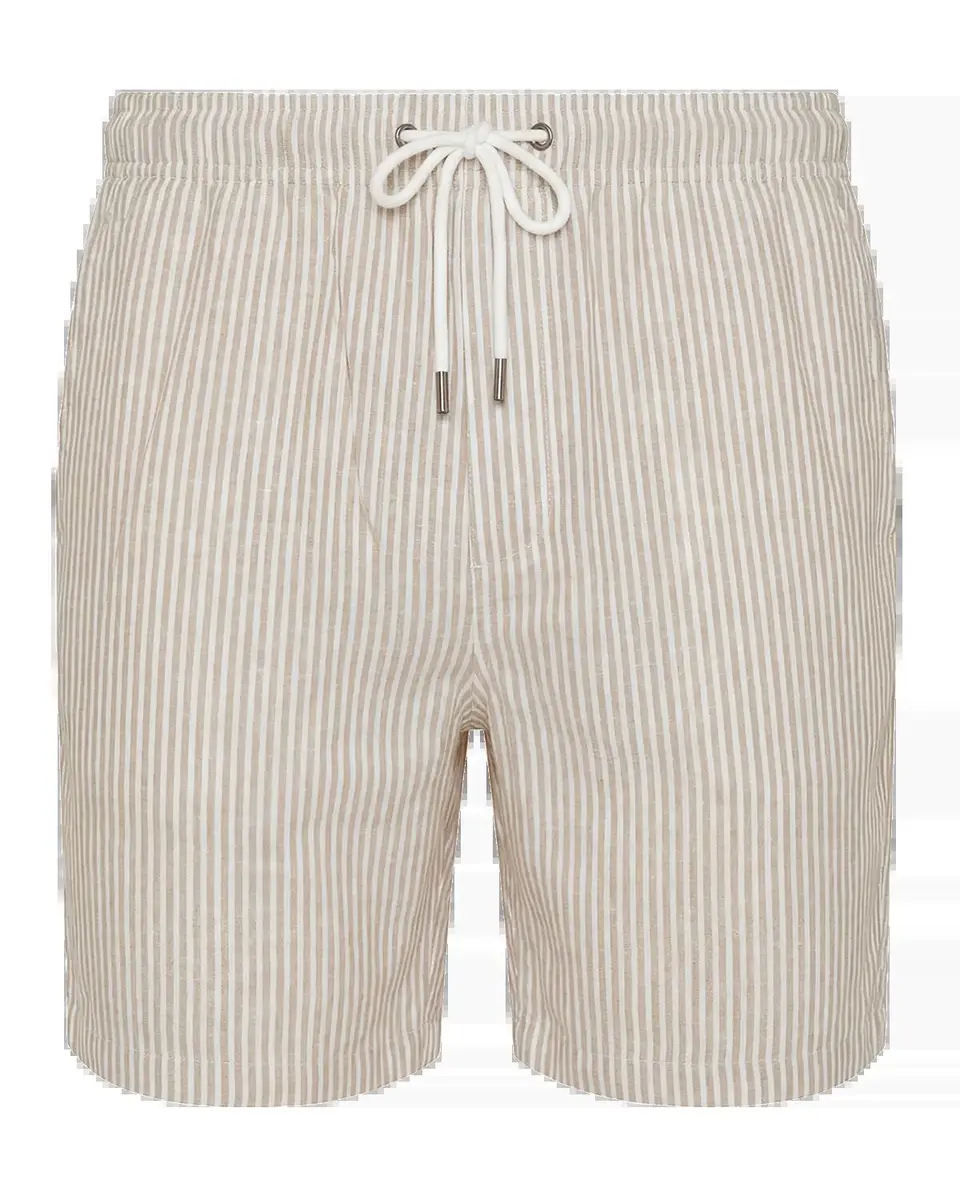 Onia Men's Pinstripe Drawstring Shorts | Thumbnail 2 Onia Men's Pinstripe Drawstring Shorts | Thumbnail 2