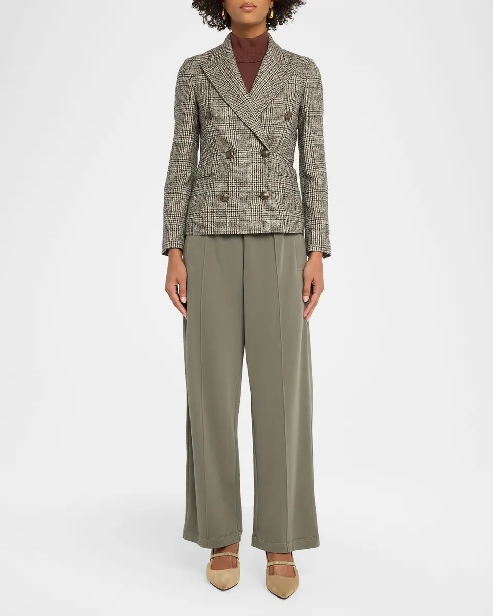 Brunello Cucinelli Cotton Pintuck Straight-Leg Travel Pants | Thumbnail 2 Brunello Cucinelli Cotton Pintuck Straight-Leg Travel Pants | Thumbnail 2