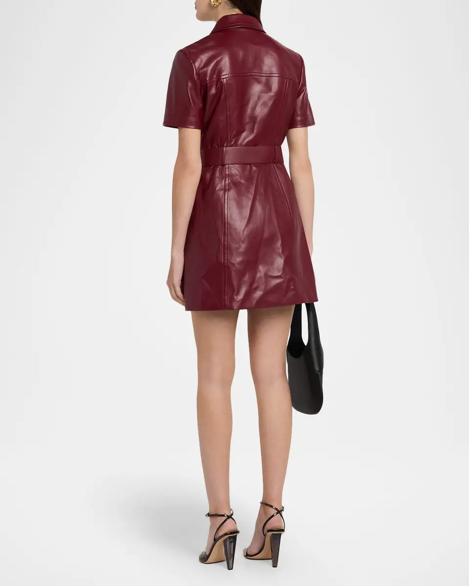 Toccin Lydia Belted Short-Sleeve Mini Dress | Thumbnail 3 Toccin Lydia Belted Short-Sleeve Mini Dress | Thumbnail 3