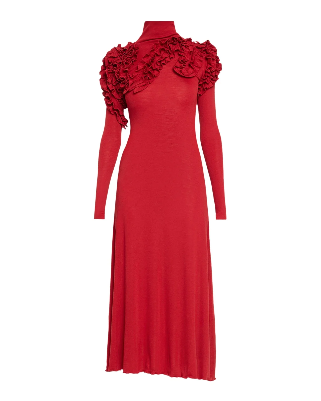 Solene Long-Sleeve Jersey Dress