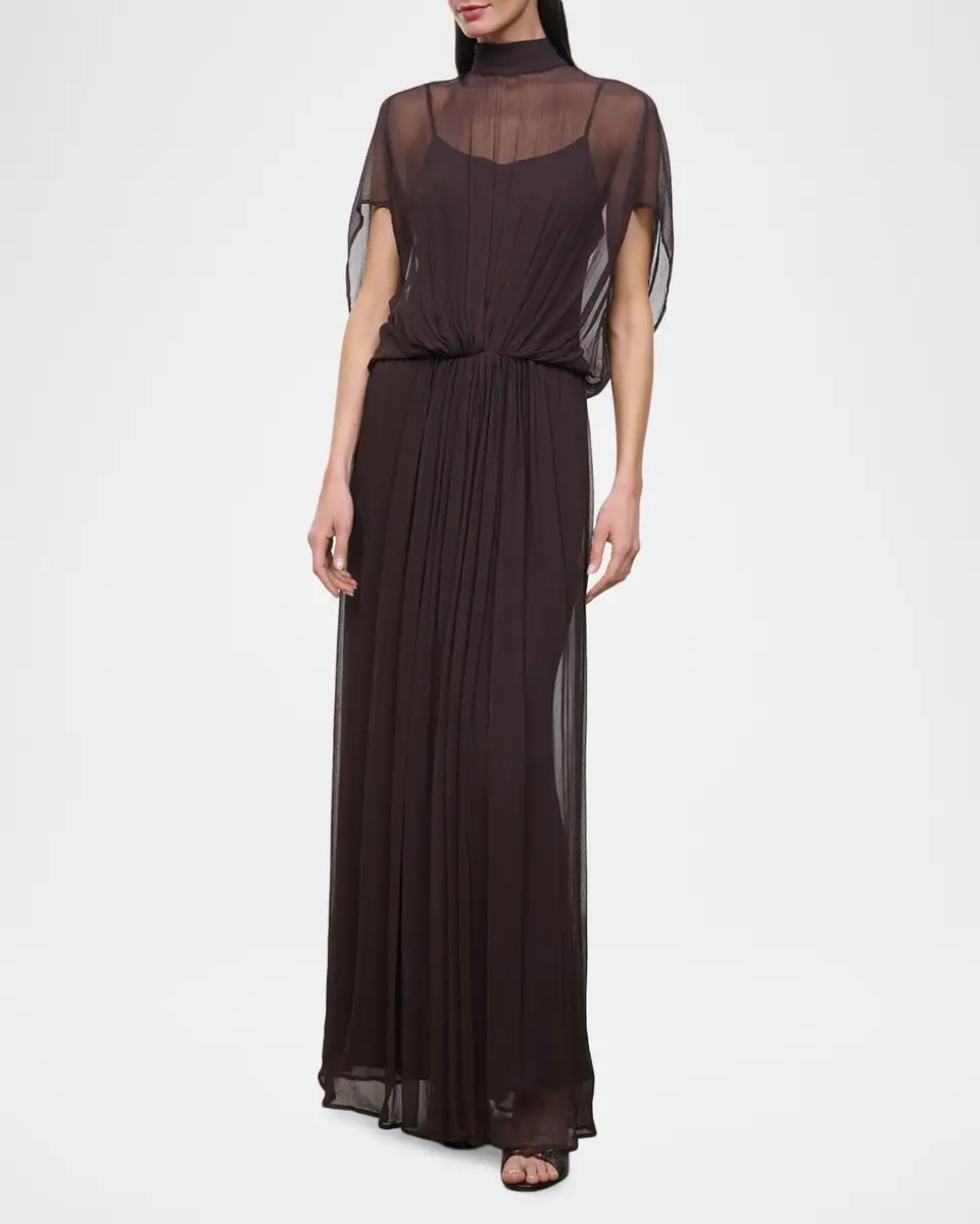 Staud Viviana Chiffon Maxi Dress | Thumbnail 2 Staud Viviana Chiffon Maxi Dress | Thumbnail 2