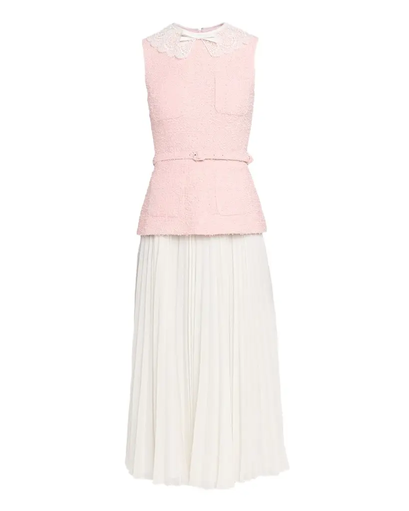 Self-Portrait Boucle Lace Midi Dress